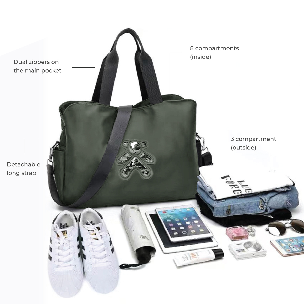 Jual Needoo - Tas Slingbag Wanita Premium | Waterproof | Anti Ribet ...