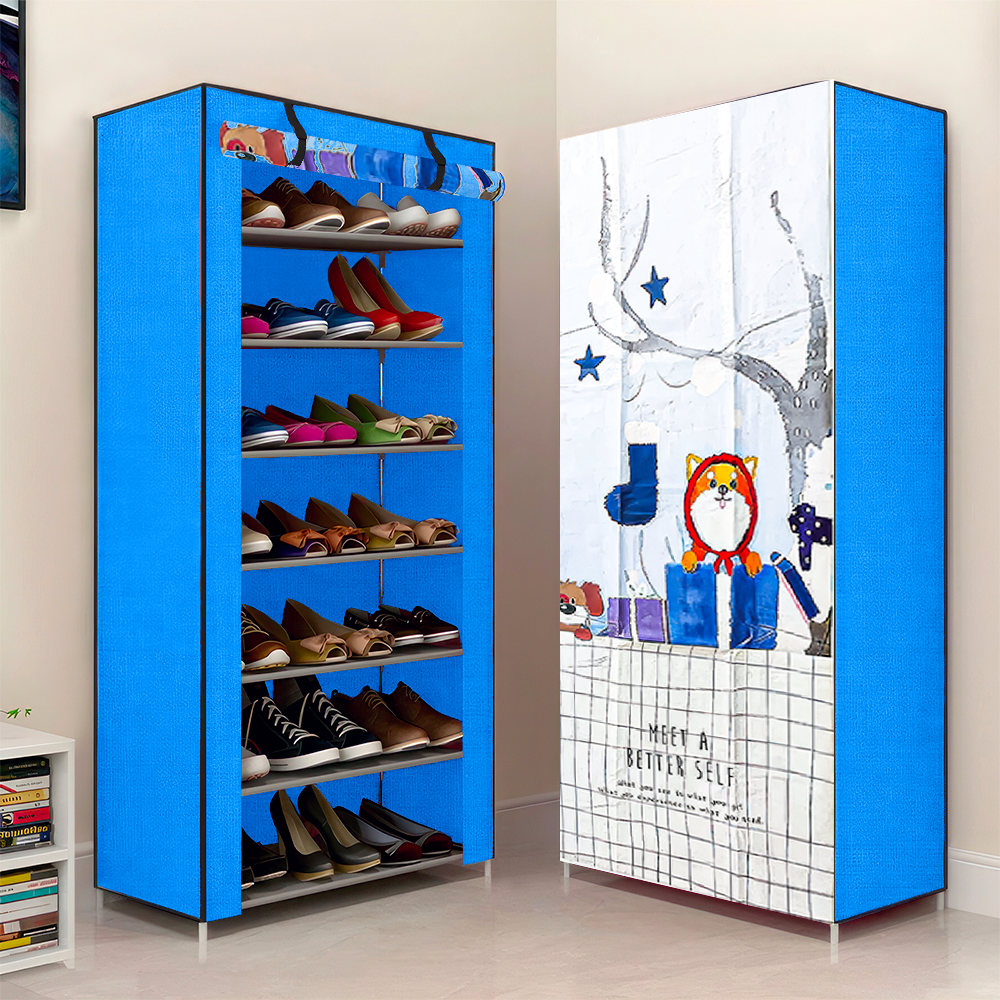 Jual Rak Sepatu Susun Rak Sepatu Kain Rak Sepatu Portable Rak Sepatu ...