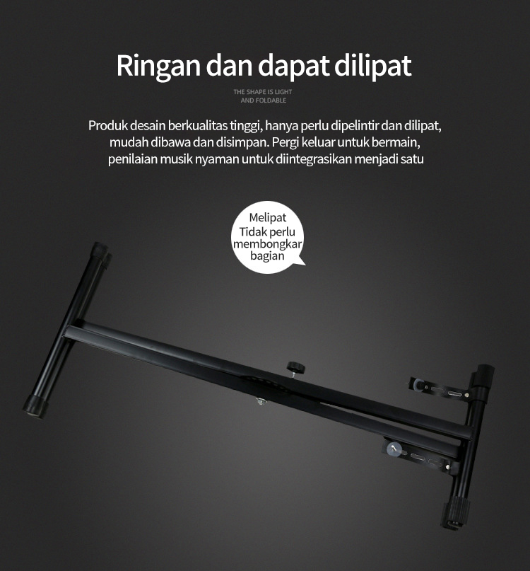 Jual Benston Music- rak universal untuk organ elektronik, rak berbentuk ...