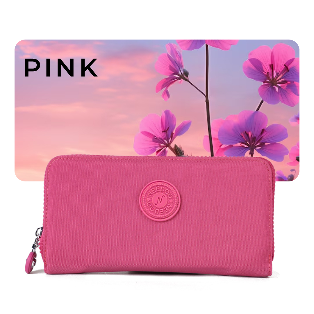 Jual NEEDOO - Dompet Wanita Panjang Zipper Kapasitas Besar Muat HP ...