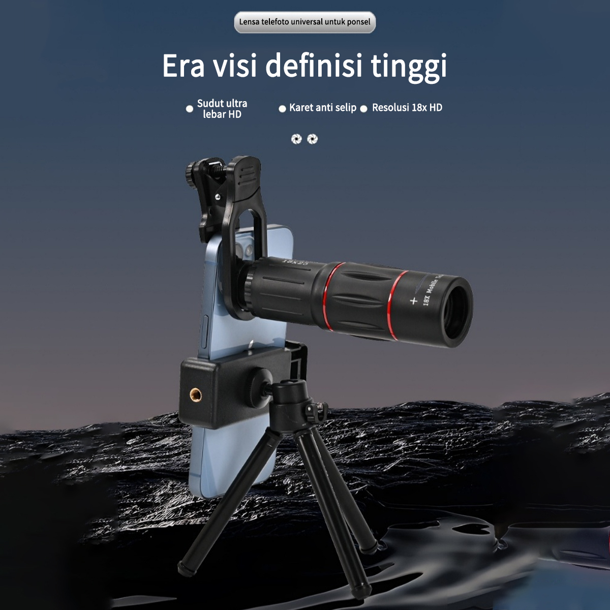 Jual DL Lensa Apexel 18x Lensa Zoom Kamera HP Apexel lensa apexel 28x ...