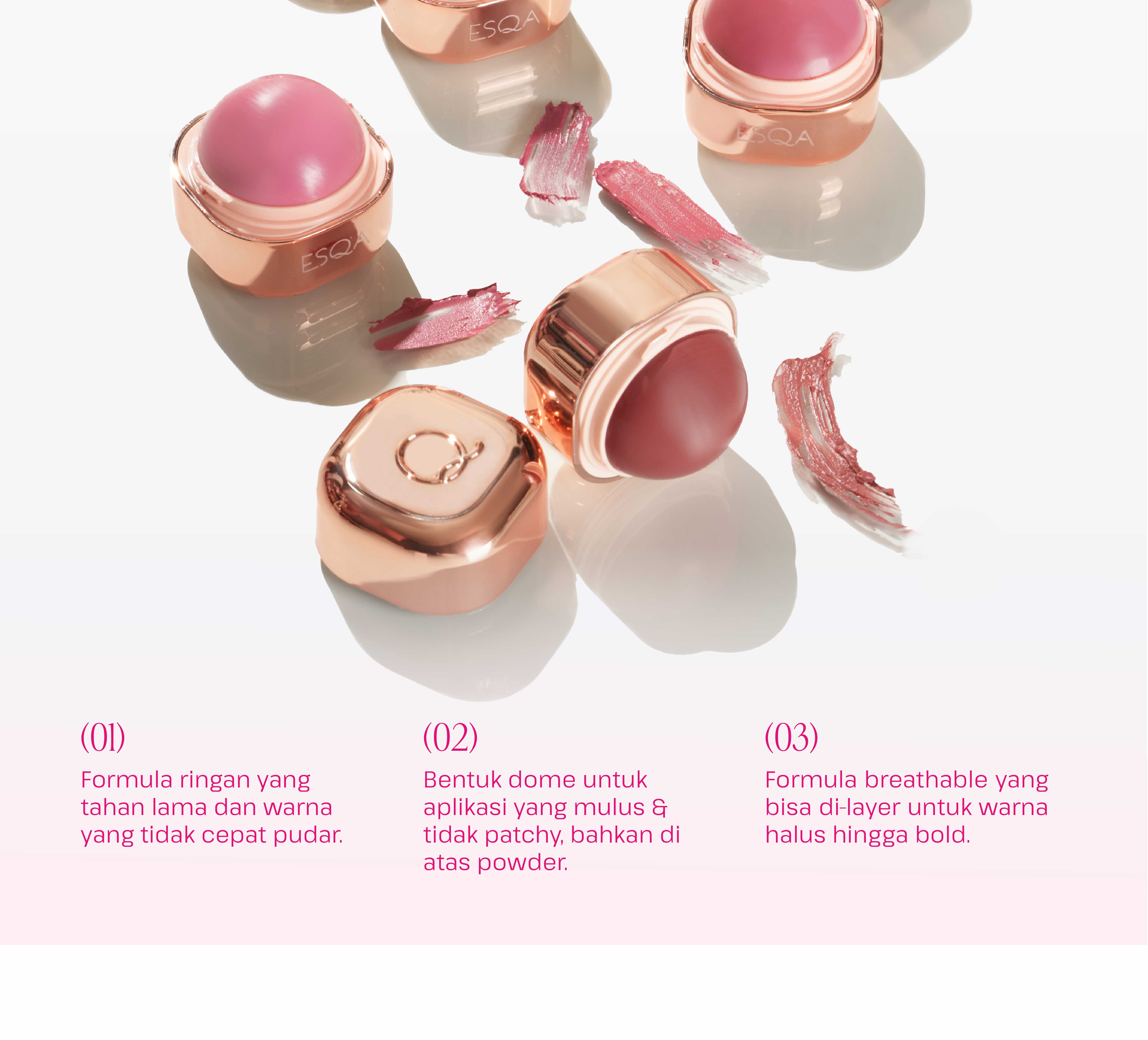 Jual ESQA Bitty Balm Stick Blush | Shopee Indonesia