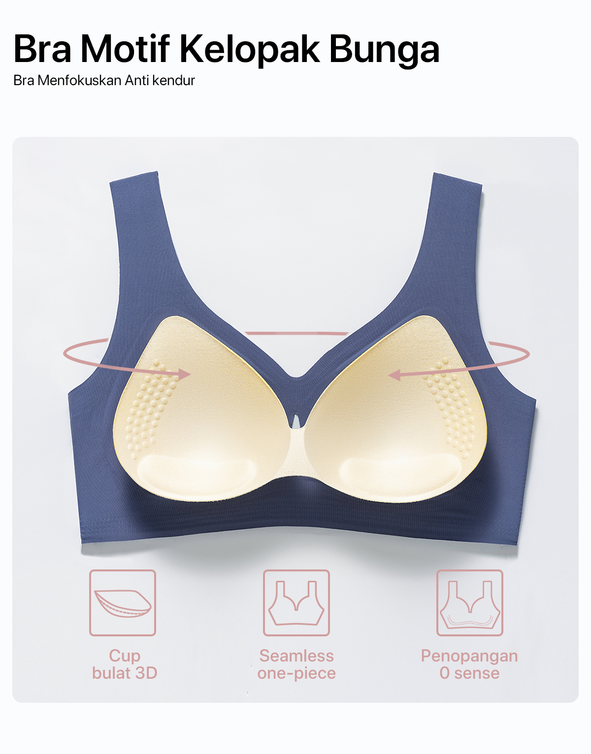 Jual GRENEY-Gbras- Paket bra (3PCS) Bra Rompi Warna Kombinasi Pakaian ...