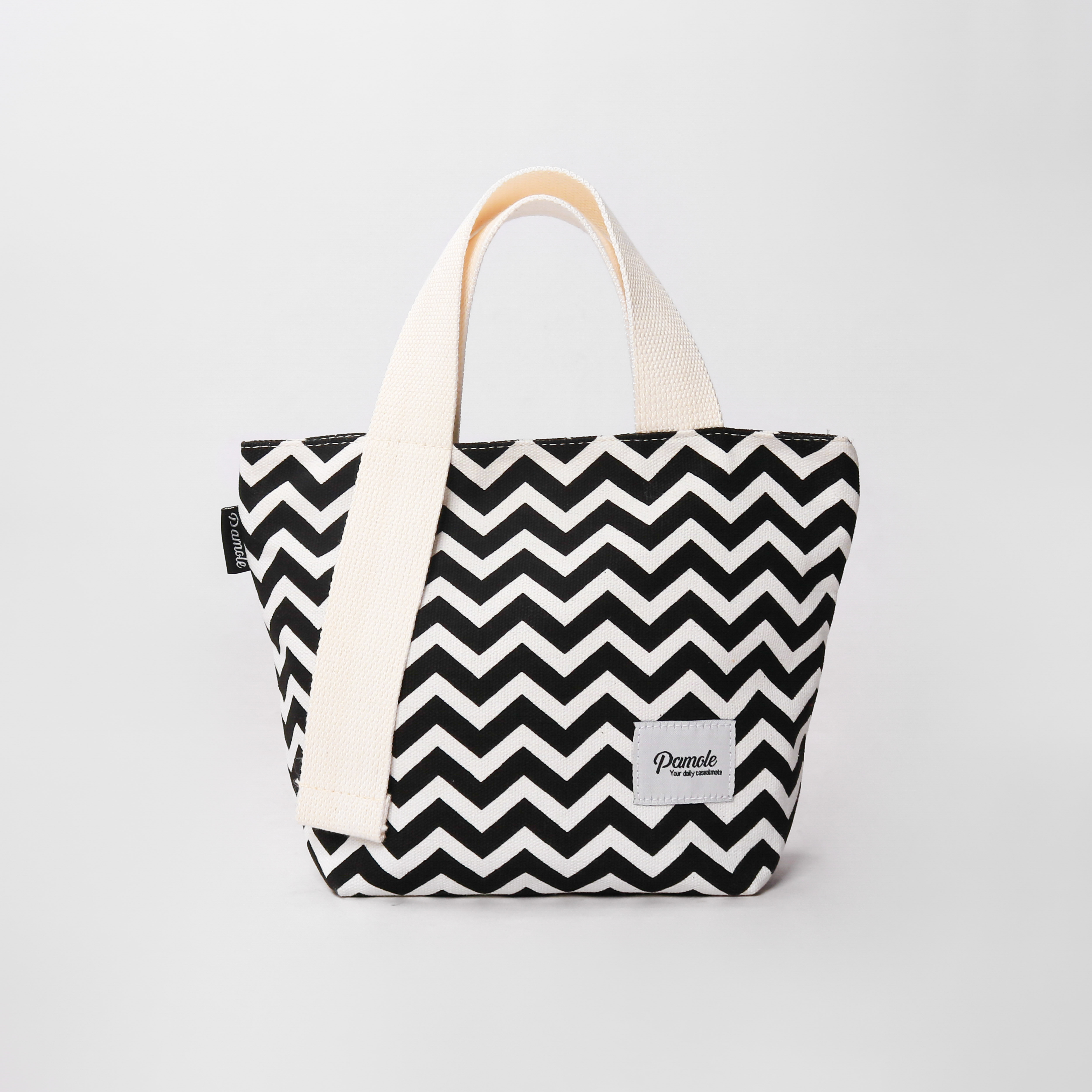 Jual Pamole Pouch Travelling Mini Totebag Bahan Kanvas - Shara Series ...