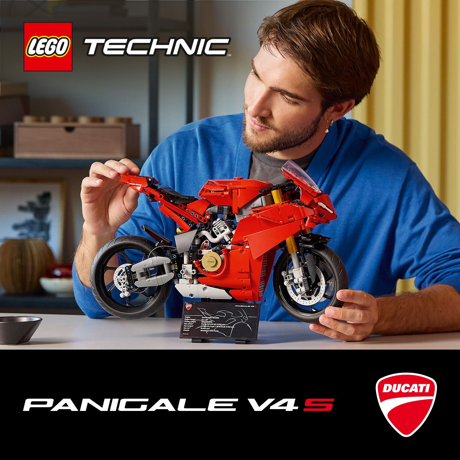 Jual LEGO Technic 42202 Ducati Panigale V4 S Motorcycle (1,603