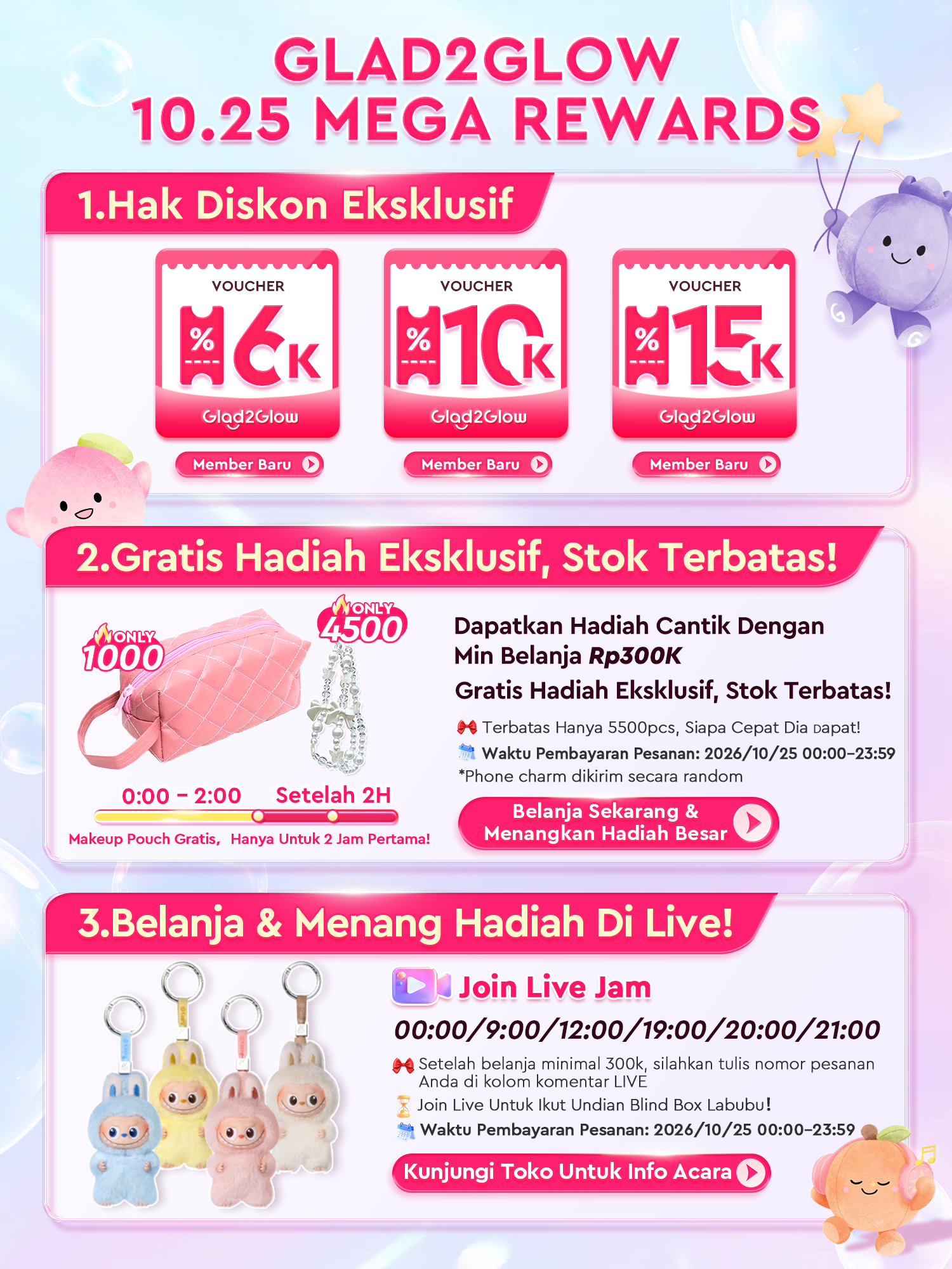 Jual [ FREE GIFT FOR 10/25!] Dapatkan Hadiah Dengan Min. Pembelian ...