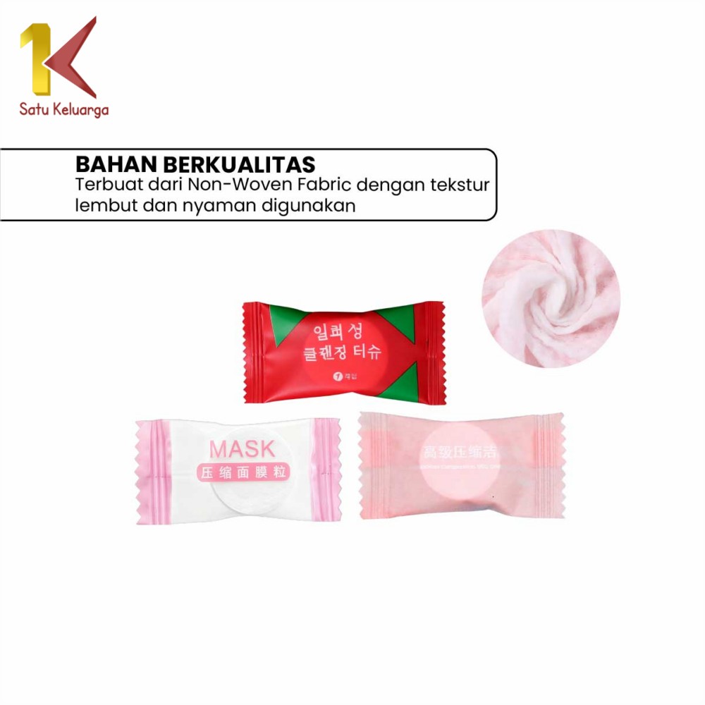 Jual Satu Keluarga Tissue Bulat Mini Travel Sekali Pakai K142 ...