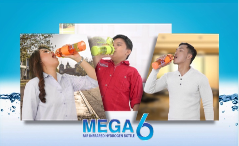 Jual Mega 6 Botol Air Hydrogen / Alkaline molekul antioksidan infrared ...