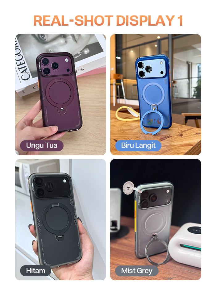 Jual TORRAS Casing 360° Ostand Q3Air untuk iPhone 18 17 Pro/Max Magsafe ...
