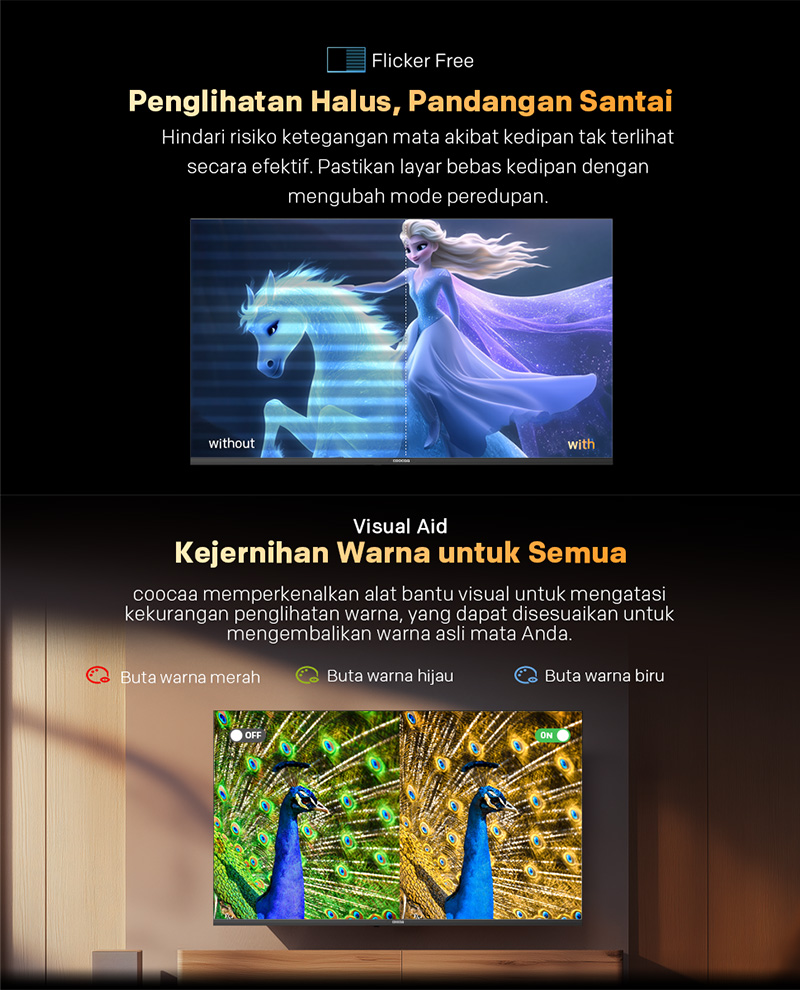 Jual [TERBARU] COOCAA TV 32 inch Z55 - Google TV - Eye Care 5.0 - Dolby ...