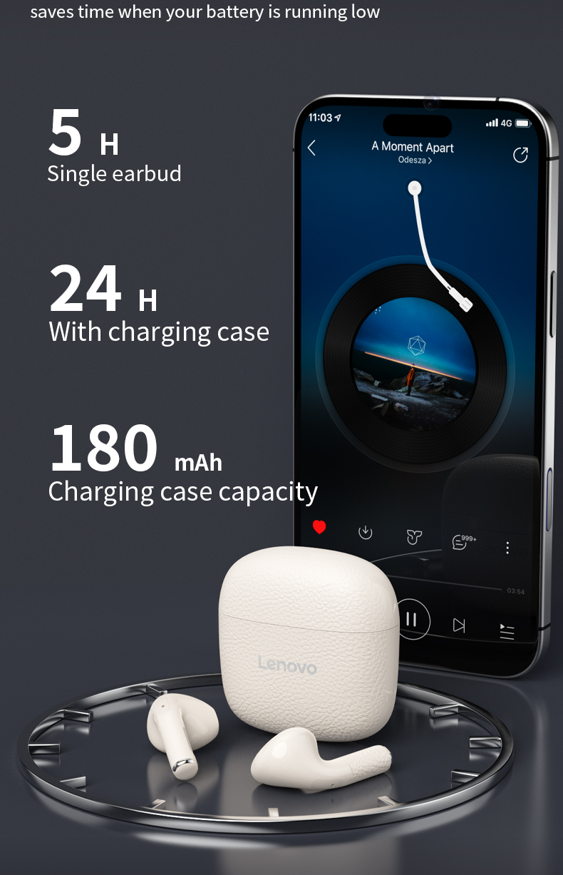 Jual Lenovo Thinkplus EA166 ENC True Wireless Bluetooth Mini Earbuds ...