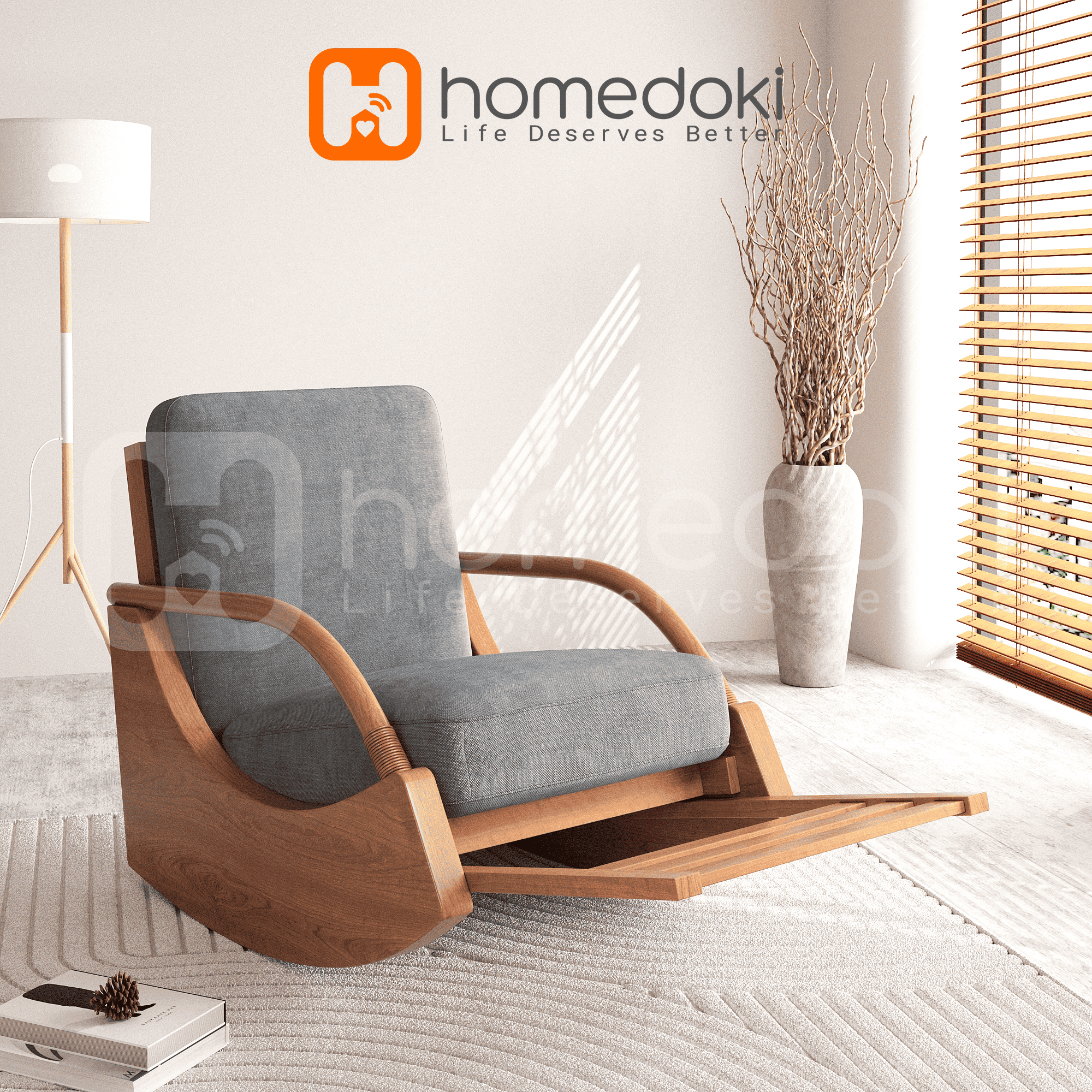 Jual Homedoki Kursi Goyang/Kursi Goyang Bayi/Kursi Goyang Santai/Kursi ...
