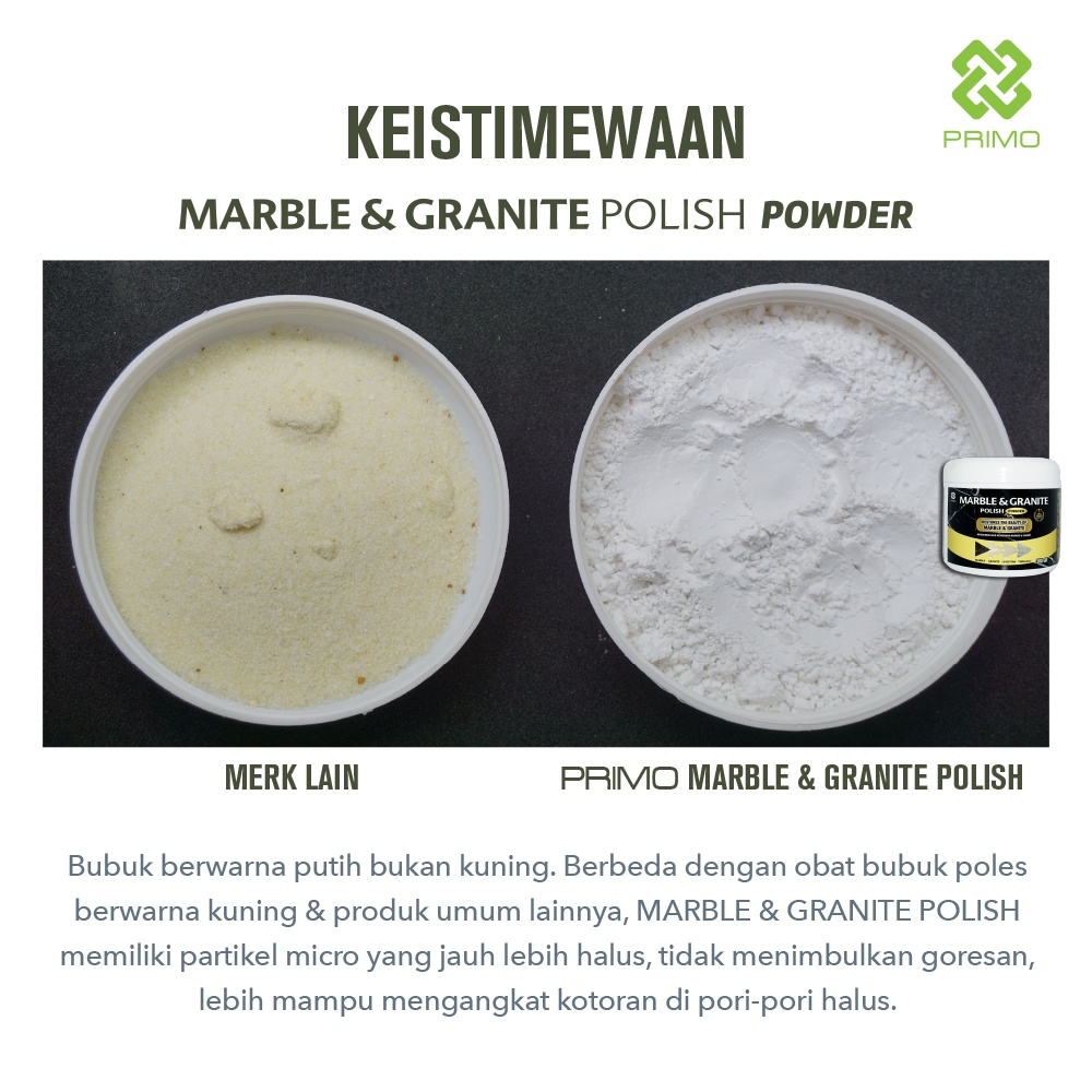 Jual PRIMO Marble & Granite Polish Powder Bubuk Poles Marmer Granit 1 ...