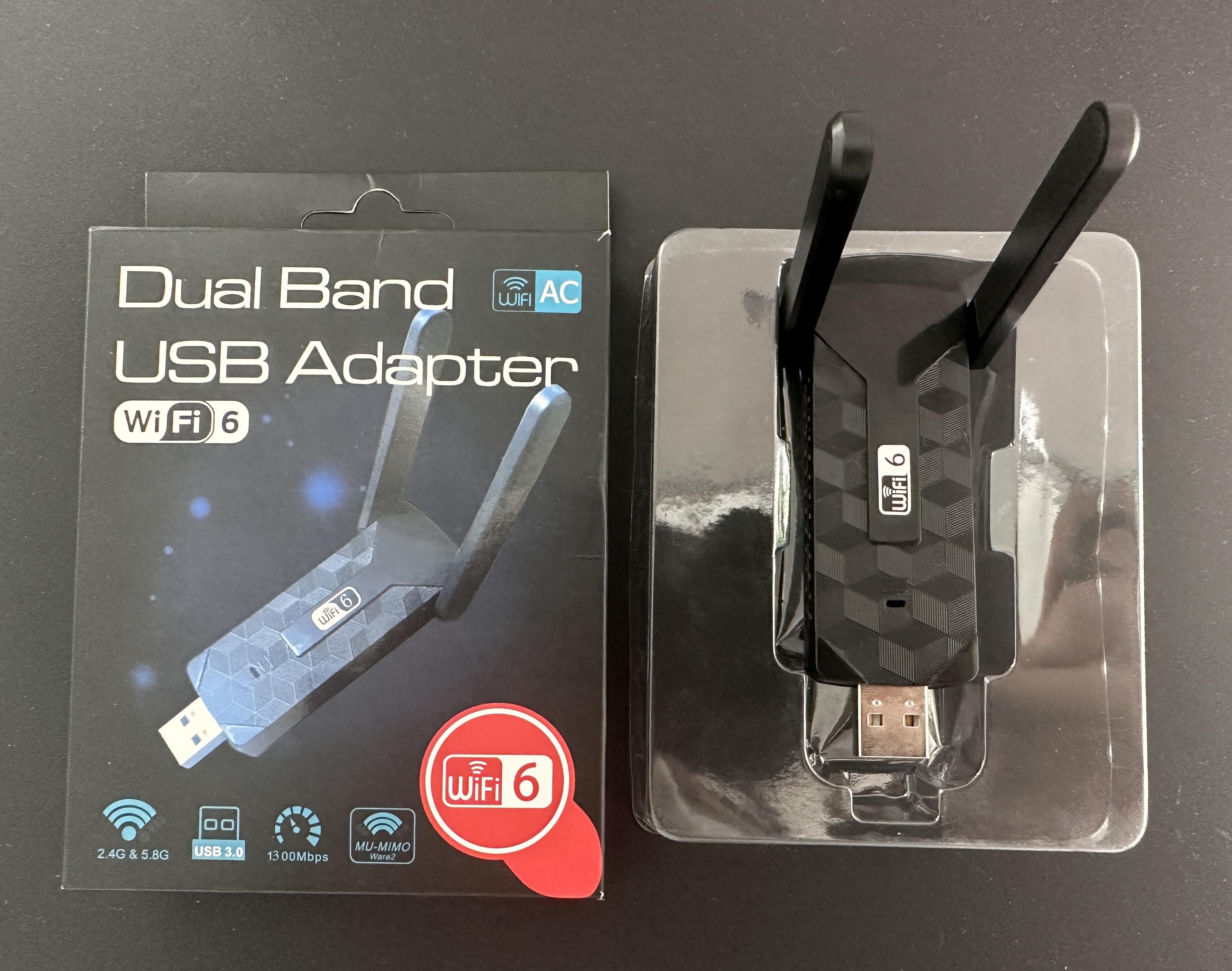 Jual NETPAC Adaptor USB WiFi Receiver 1800Mbps WiFi Receiver for ...