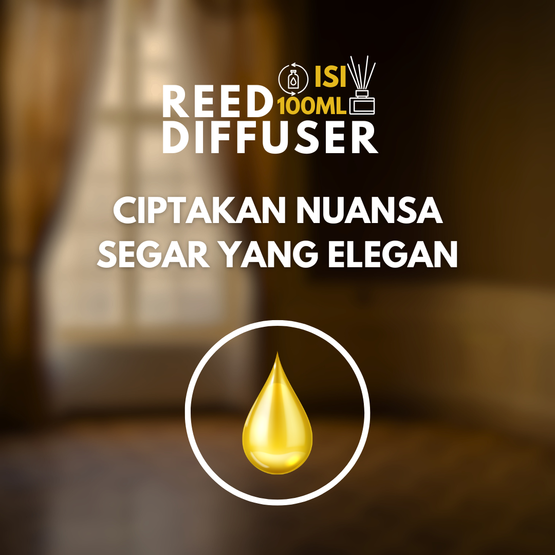 Jual Reed Diffuser Aromateraphy Tahan 90 Hari Essential Oil Pewangi ...