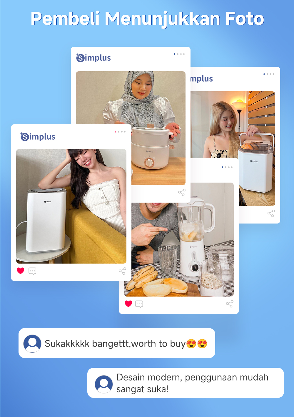 Jual Simplus Panci Listrik Multifungsi 3L Lapisan Keramik Anti Lengket ...