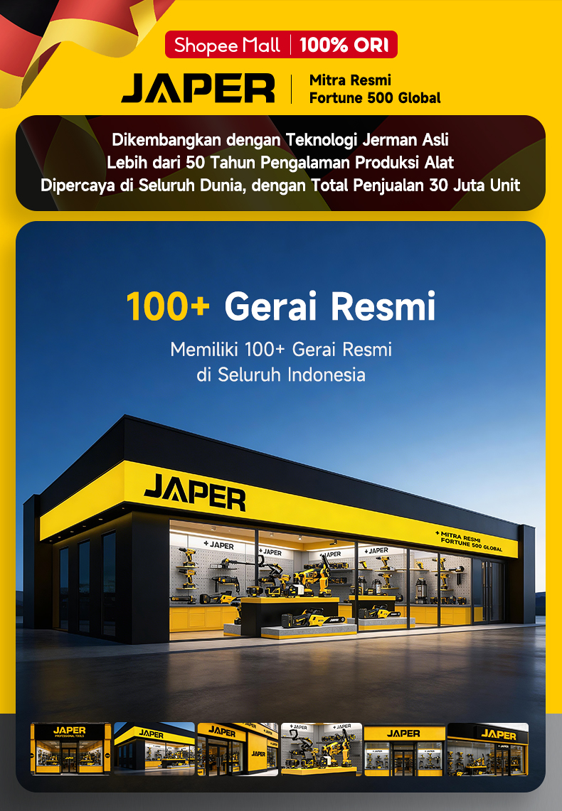 Jual [COD] JAPER NEW Brushless Mesin bor 2baterai 10mm Cordless Drill ...