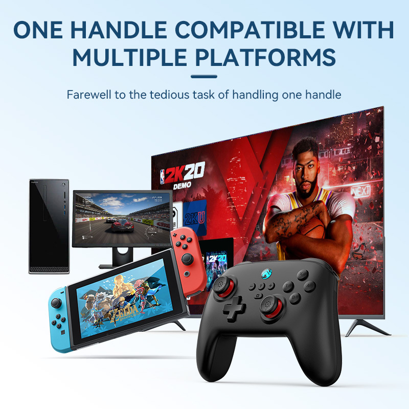 Jual RUNDY【COD】Wireless Game Controller LED For Switch Touch bar New ...
