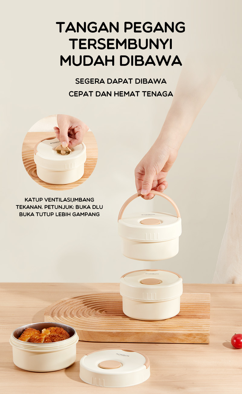 Jual [4 JAM HANGAT] BONBOX Special Edition Lunch Box Stainless Steel ...