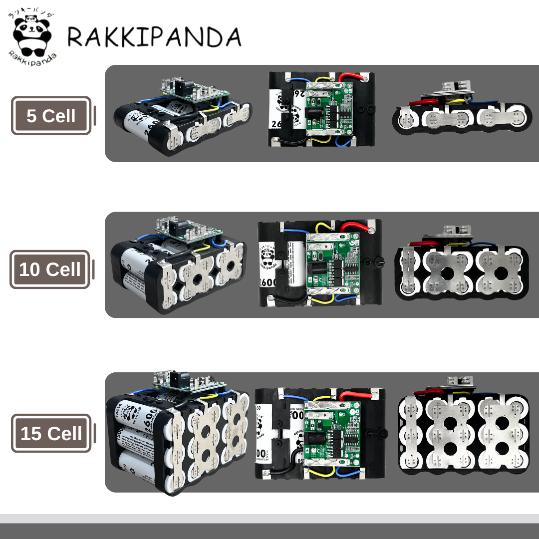 Jual Rakkipanda - Baterai Bor cordless LXT Makita / Bosch / Zper / JLD ...