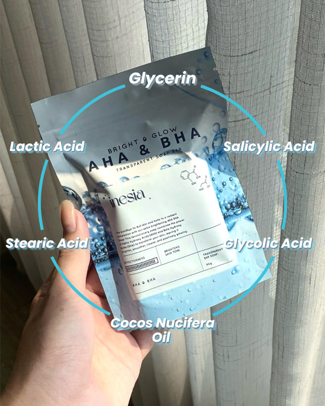 Jual Inesia AHA BHA Soap Bar 90g – Sabun Batang Pemutih & Anti Acne ...