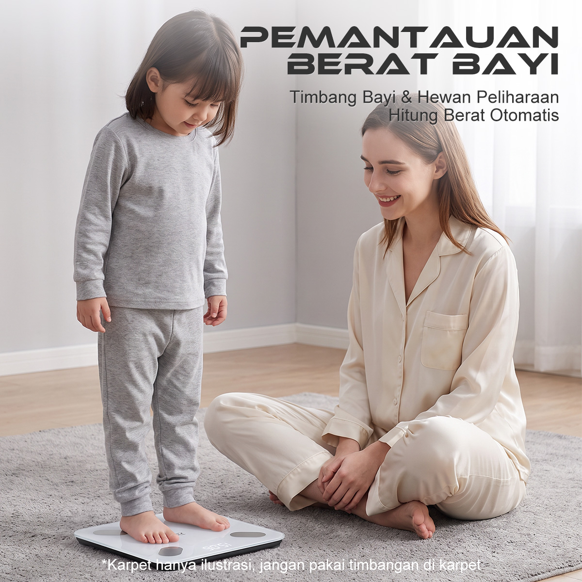 Jual Runwise Timbangan Badan Digital Akurat Layar LCD Berat Max 180kg ...