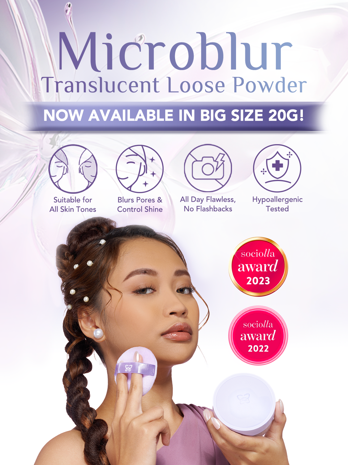 Jual (NEW SHADES) MOP - Microblur Loose Powder | Shopee Indonesia