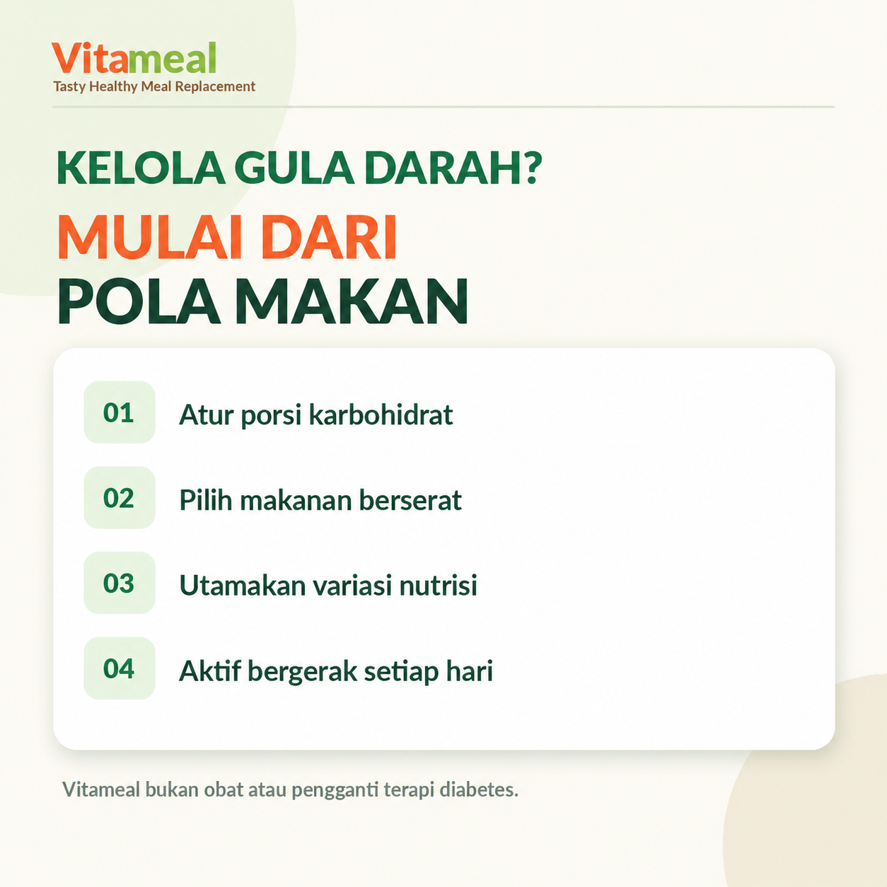 Jual Vitameal Original Sereal Sehat Untuk Program Diet Sehat dan ...