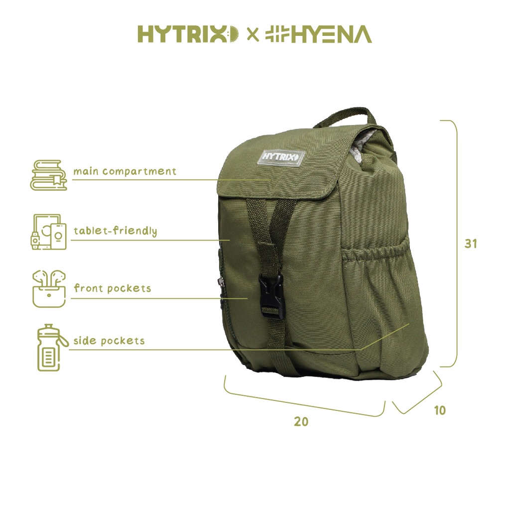 Jual HYTRIX [RM510] - Colour Pop Drawstring Backpack Water reppelent ...