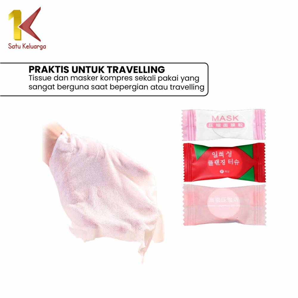 Jual Satu Keluarga Tissue Bulat Mini Travel Sekali Pakai K142 ...