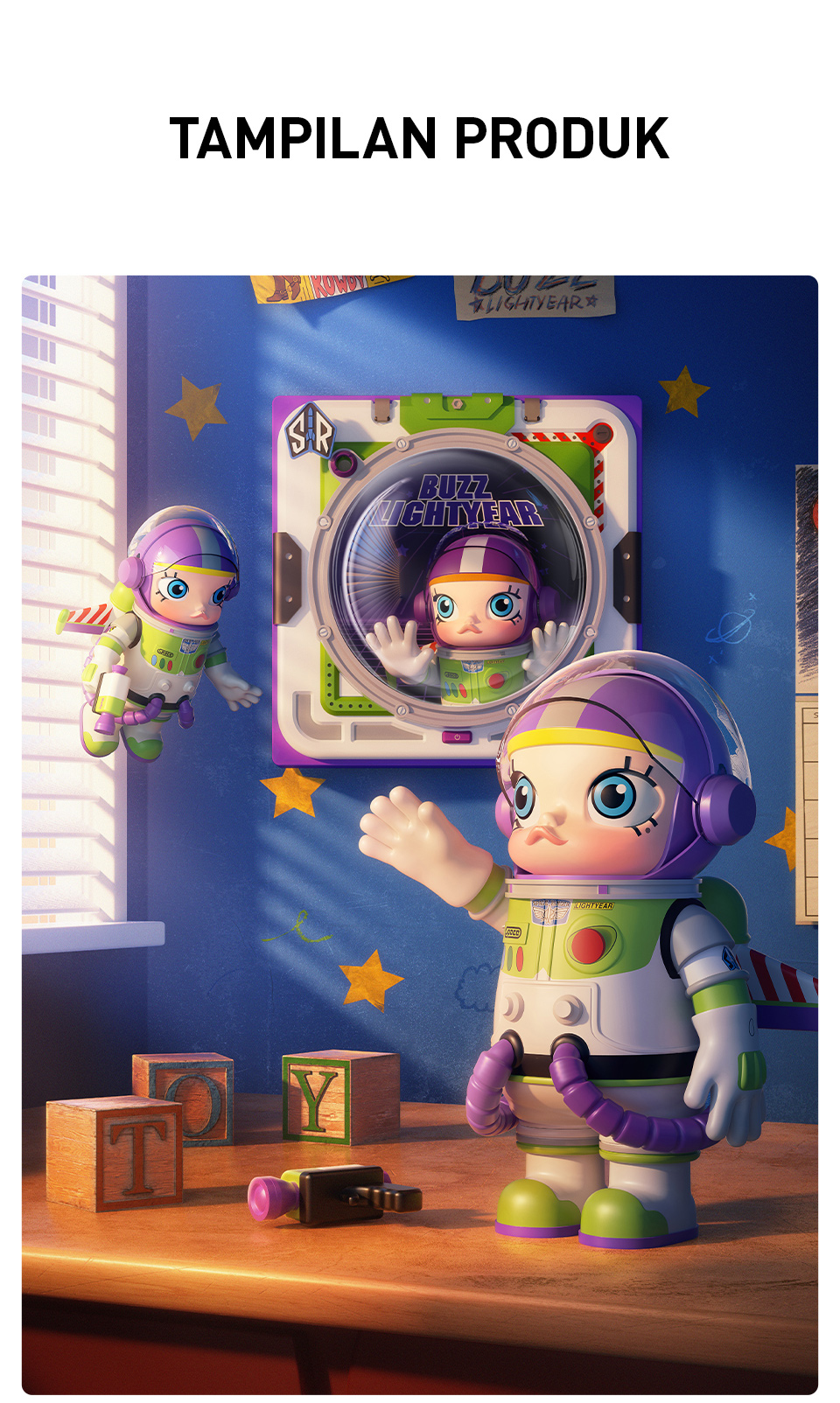 MEGA SPACE MOLLY バズ・ライトイヤー 400% ポップマート メガ