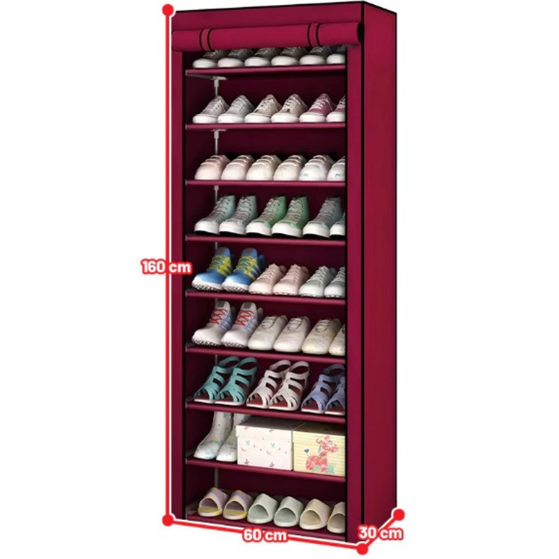 Jual FURNITURE - Rak Sepatu Susun 10 Tingkat Portable Lemari Sepatu ...