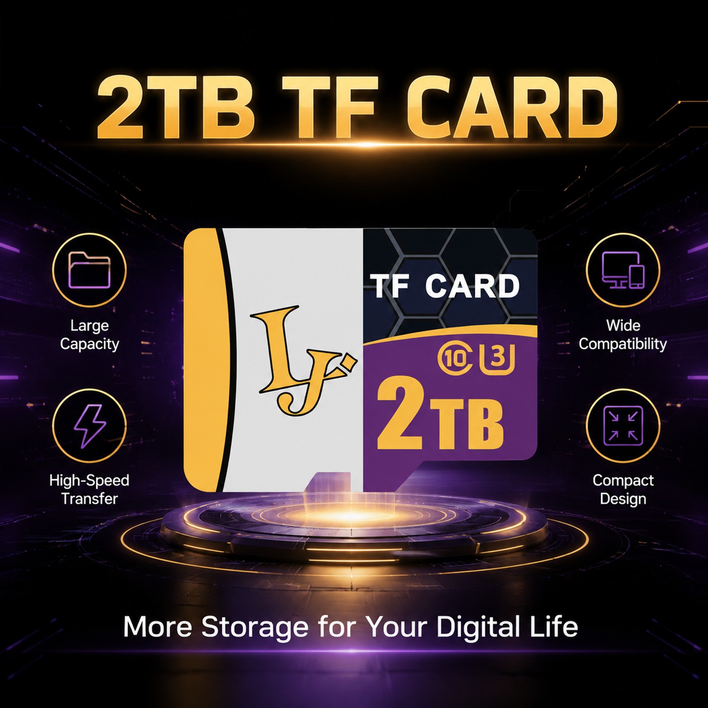 Jual LUXIAN Memory Card 2TB 200MBs Kartu Memori Class 10 High Speed ...