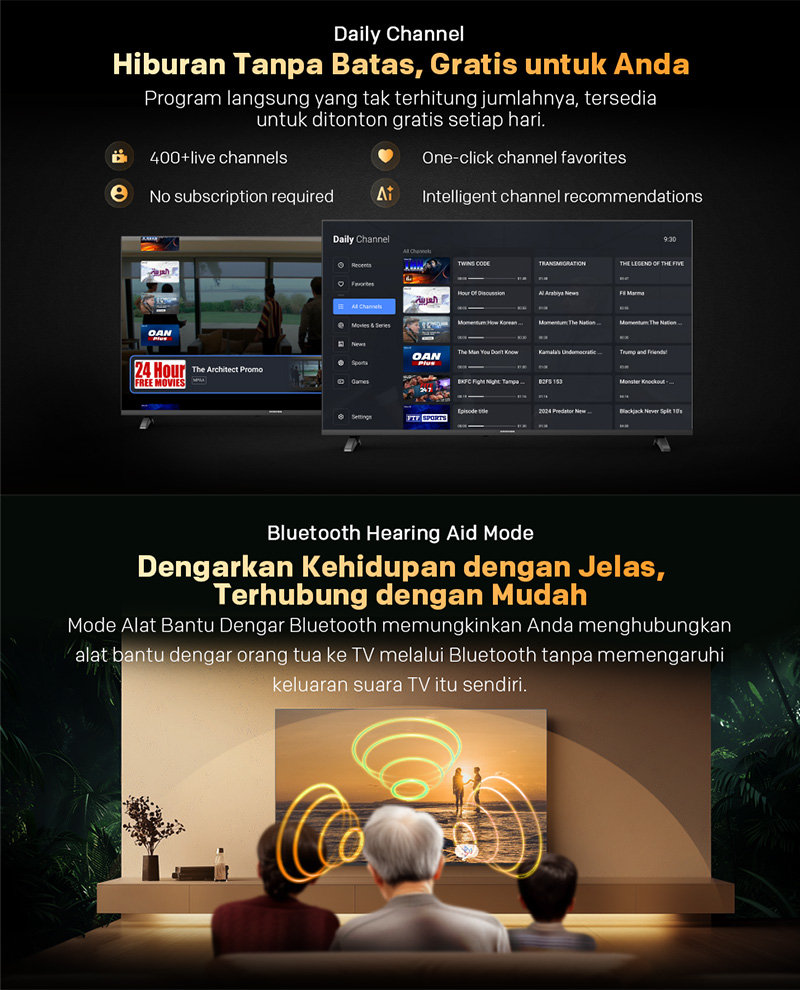Jual [TERBARU] COOCAA TV 32 inch Z55 - Google TV - Eye Care 5.0 - Dolby ...