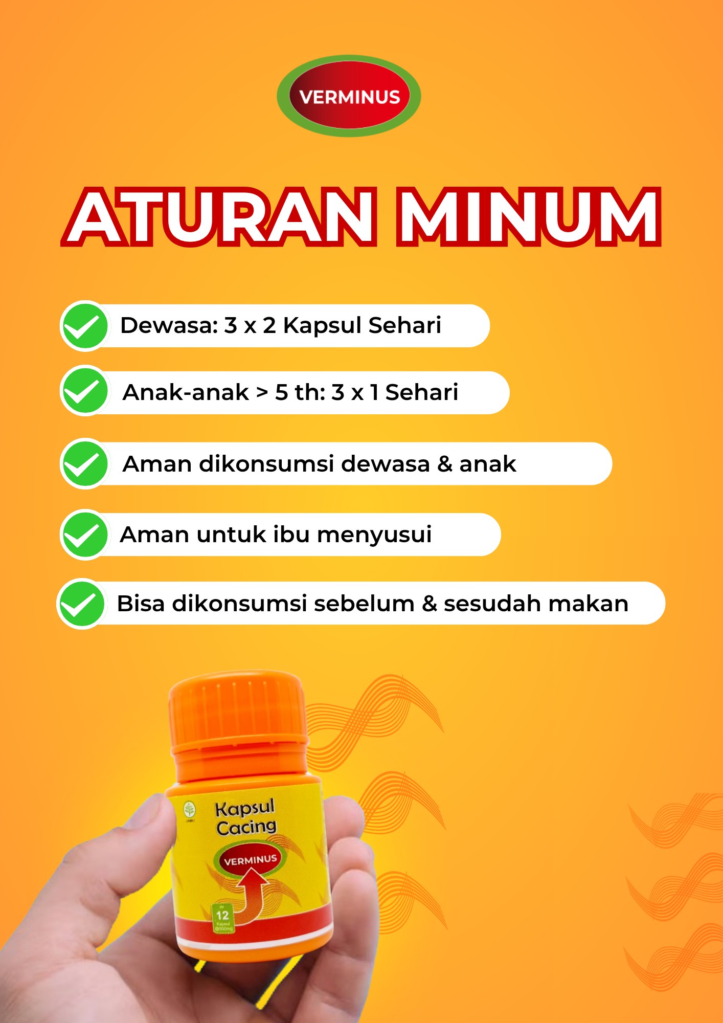 Jual VERMINUS 30 Kapsul Cacing Tanah Obat Herbal Tipes DBD Penurun ...
