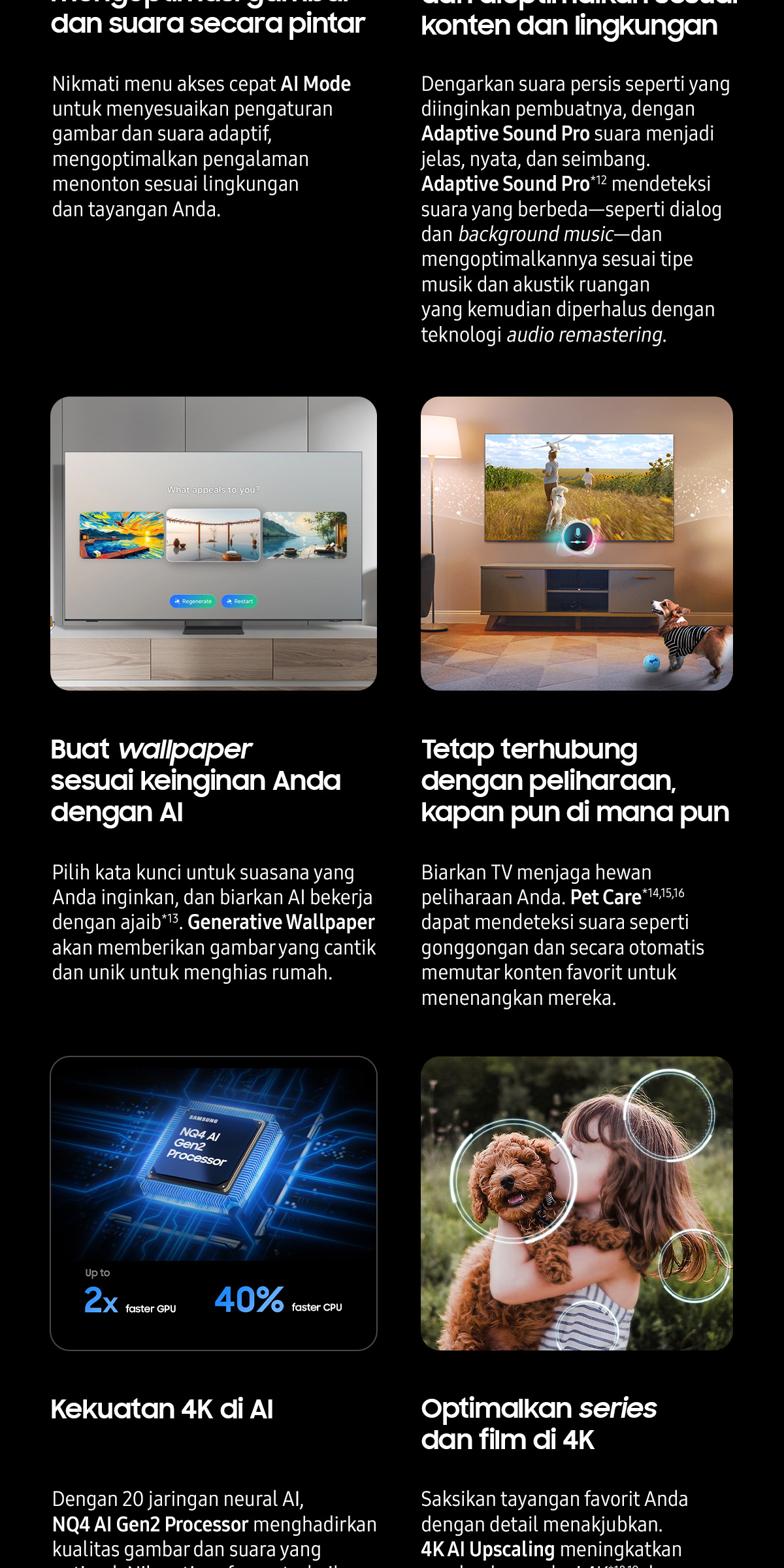 Jual Samsung Smart TV 65" Neo QLED 4K QN1EF | NQ4 AI Gen 2 Processor ...