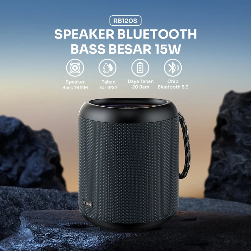 Jual ROBOT Mini Speaker Bluetooth Super Bass Portabel Spiker Kencang BT ...