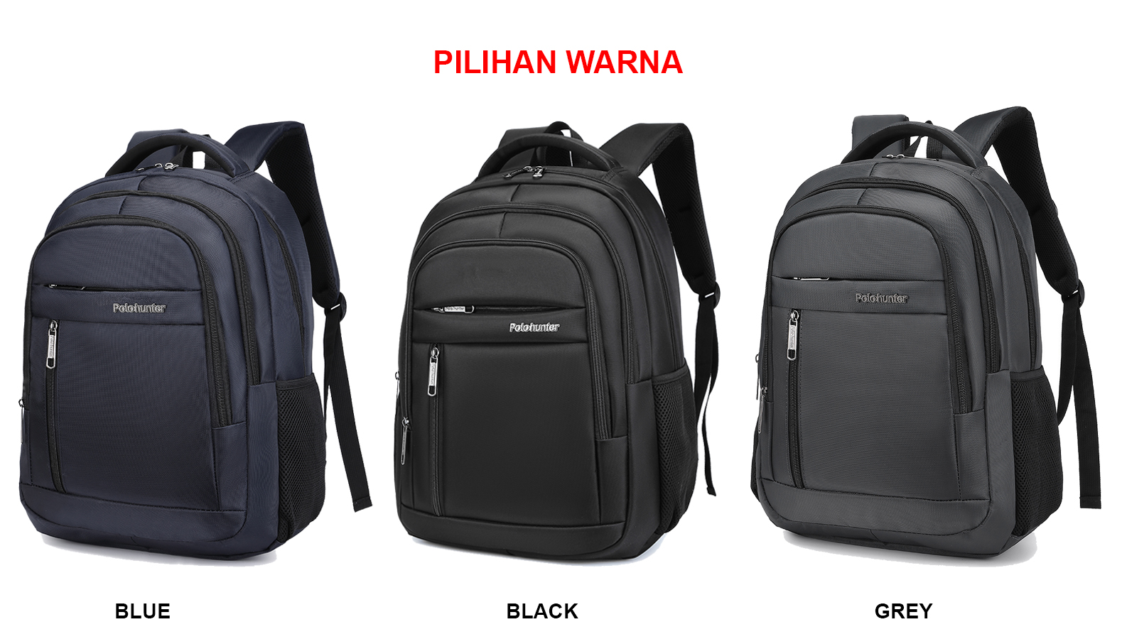 Jual Polo Hunter Tas Ransel Laptop BBA - Backpack Daypack Tas Pria ...