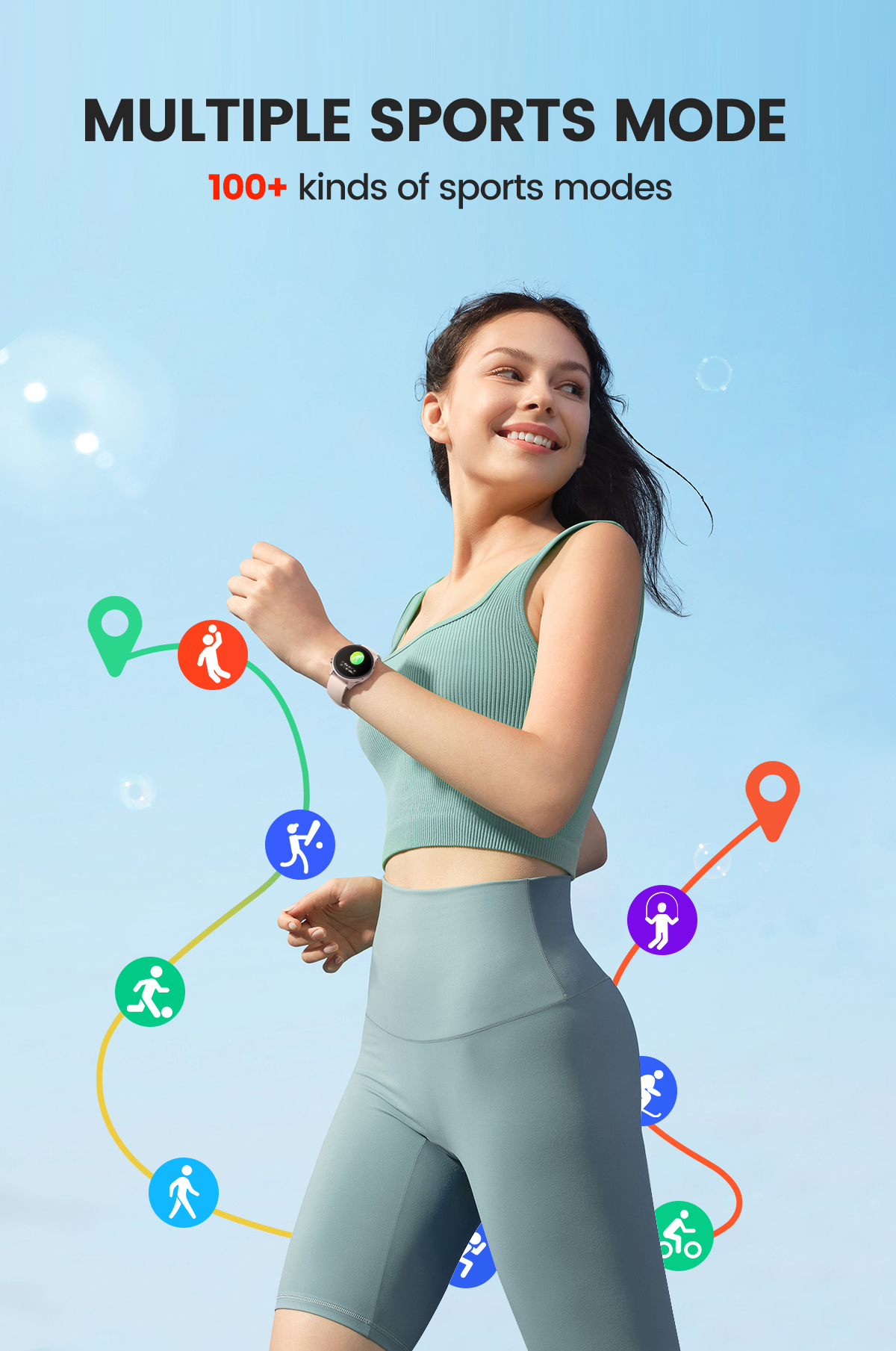 Jual Aolon Smartwatch 1.39 Inch AMOLED Screen Compass Bluetooth Call ...