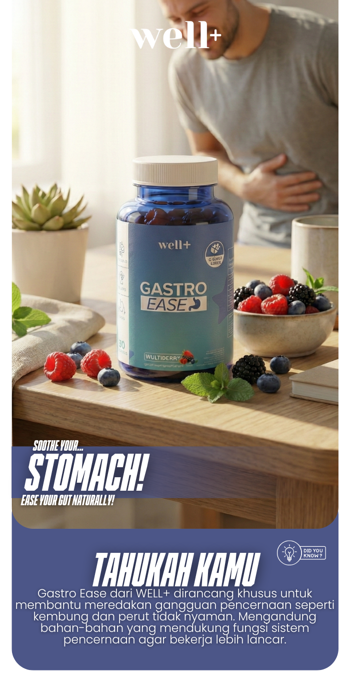 Jual Well+ GASTRO EASE Gummy Multiberry 30 Servings | Suplemen ...