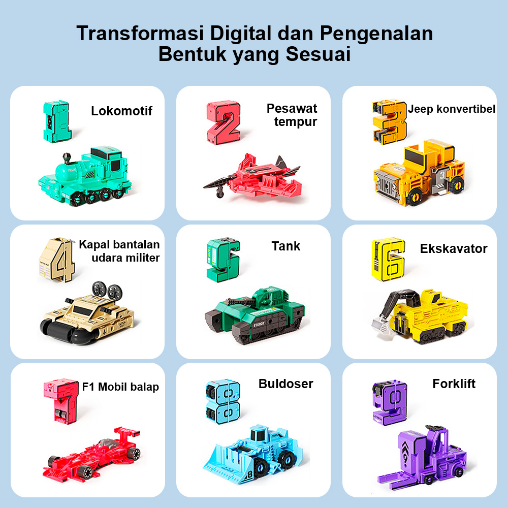 Jual WETECH 0-9 Digital Robot Angka Deformasi Besar Number Transfrmer ...