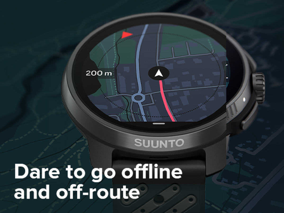 Jual Suunto Race All Black AMOLED Outdoor Sports Watch with