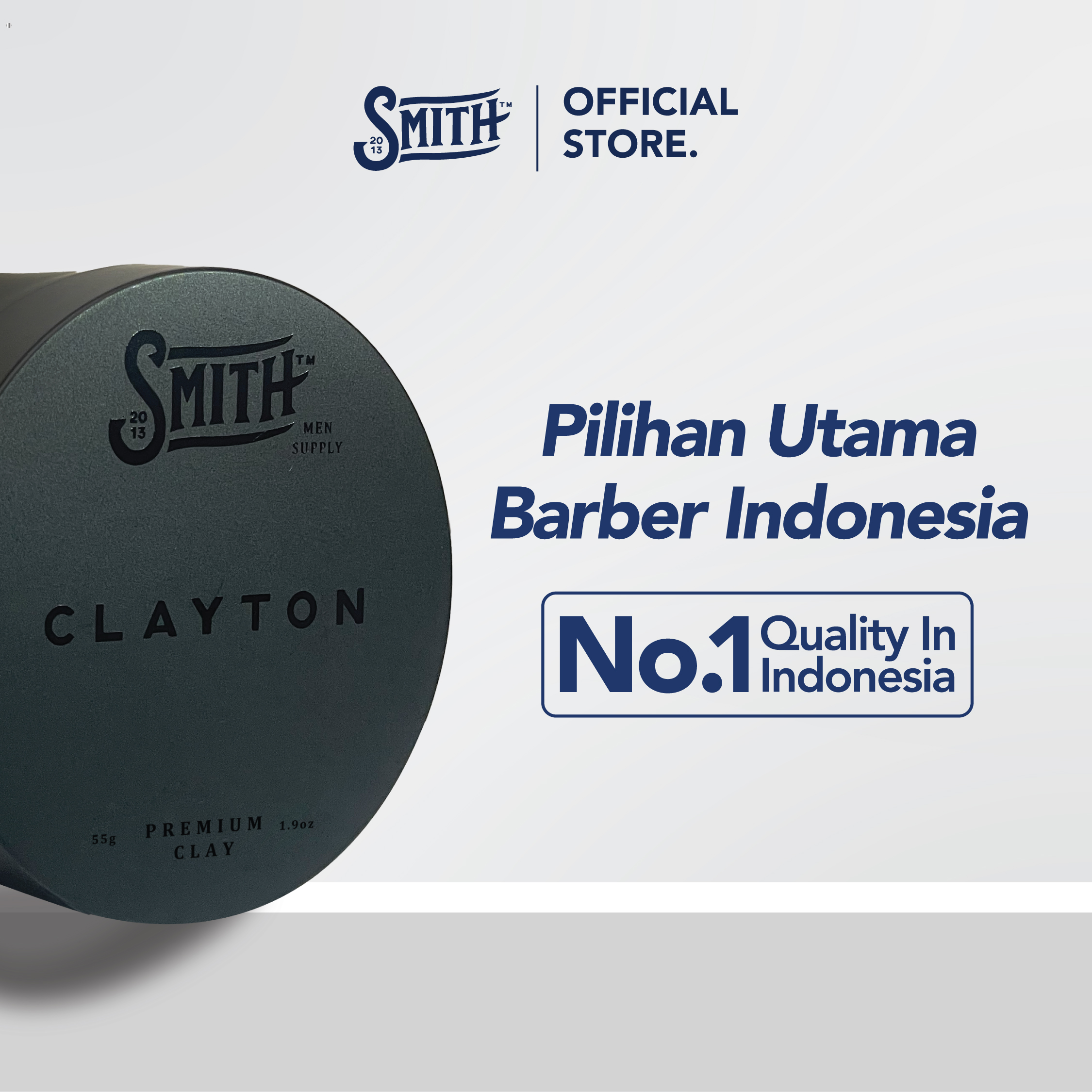 Jual Smith Men Supply - Clayton Clay Rambut Pria 55gr | Hair Clay ...