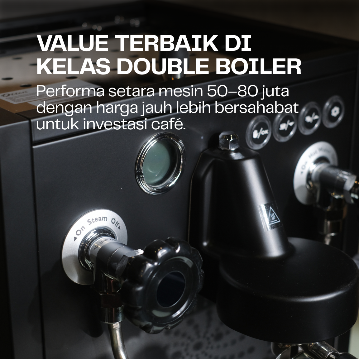 Jual Otten - Commercial Espresso Machine 1GR with Double Boiler (Castro ...