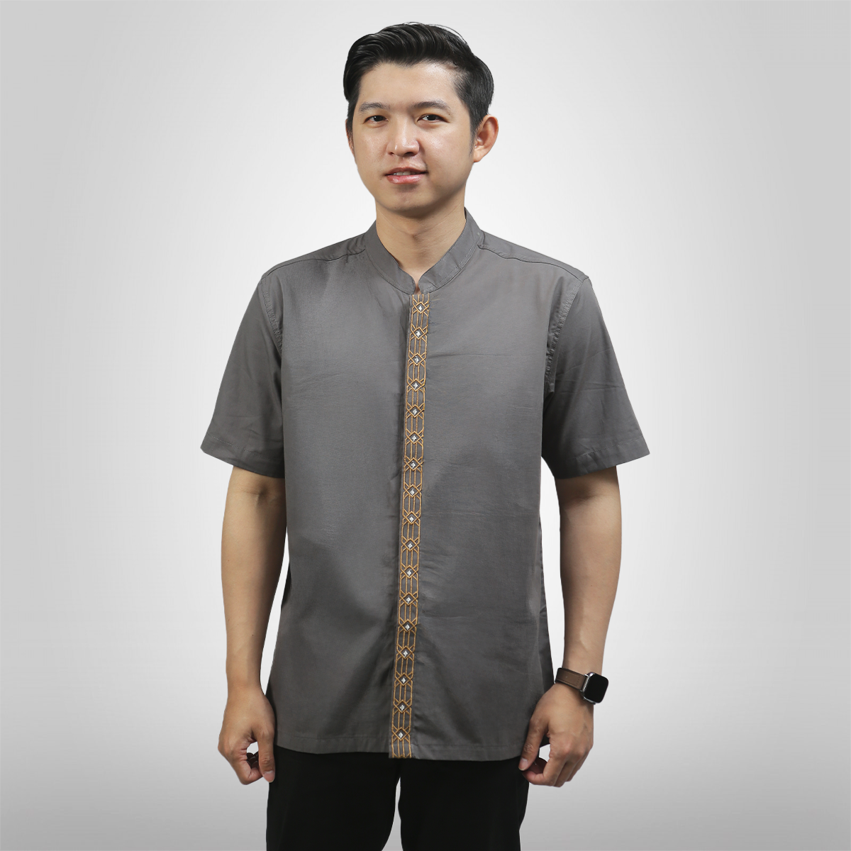 Jual FortKlass X Dennis Lim Baju Koko ALI Bordir Kemeja Polos Pria ...