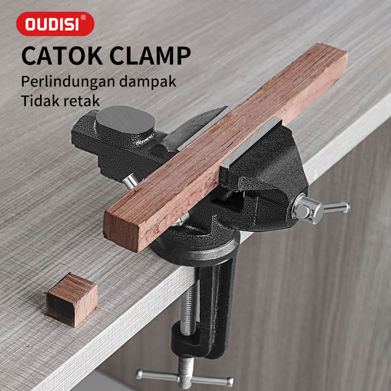 Jual Catok Clamp catok paron Besi putaran 360 derajat / ragum besi ...