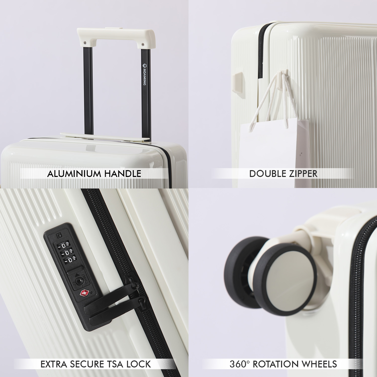 Jual Roaming Koper Kabin & Bagasi Travel Premium Luggage Roda Putar 360 ...
