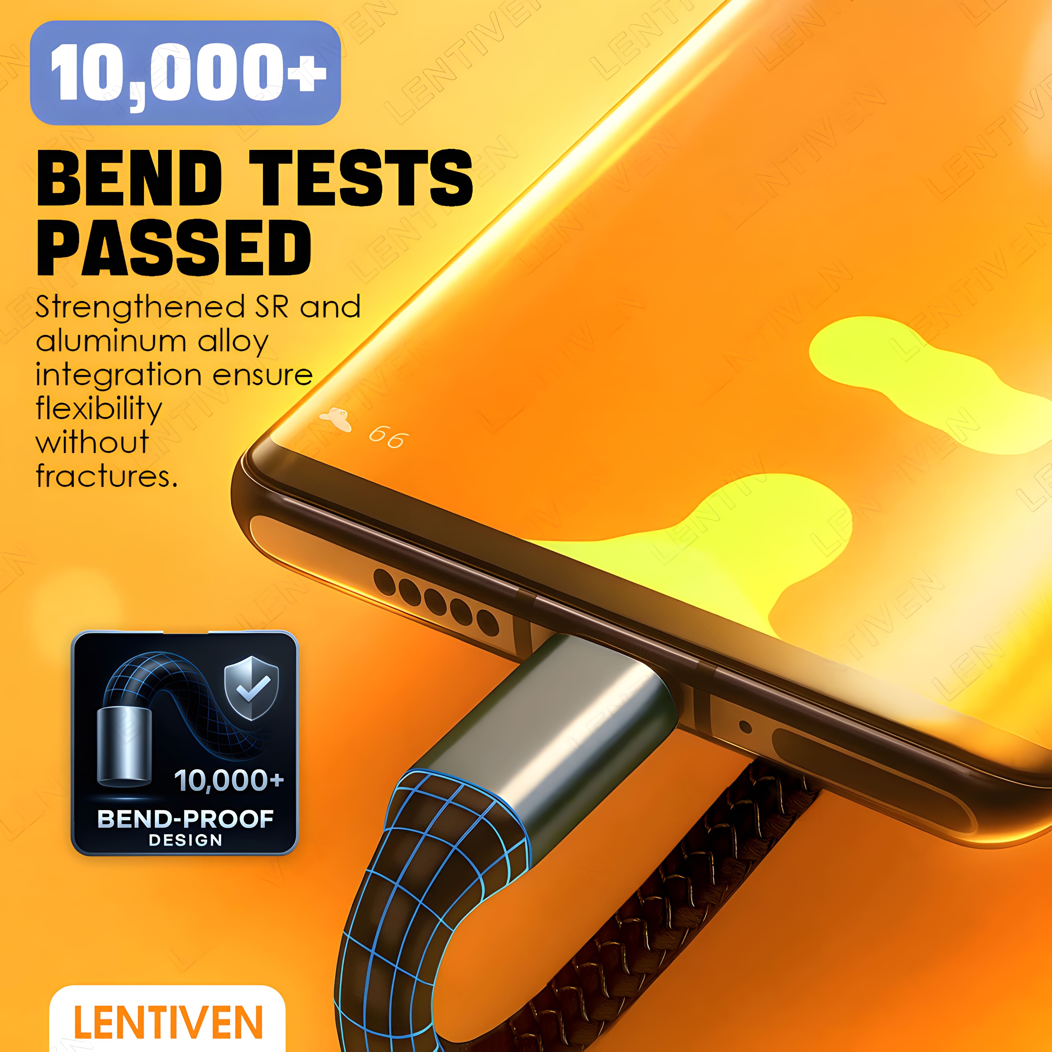 Jual LENTIVEN Kabel Data TYPE C 3 in 1 Fast Charging Untuk Iphone iOS ...