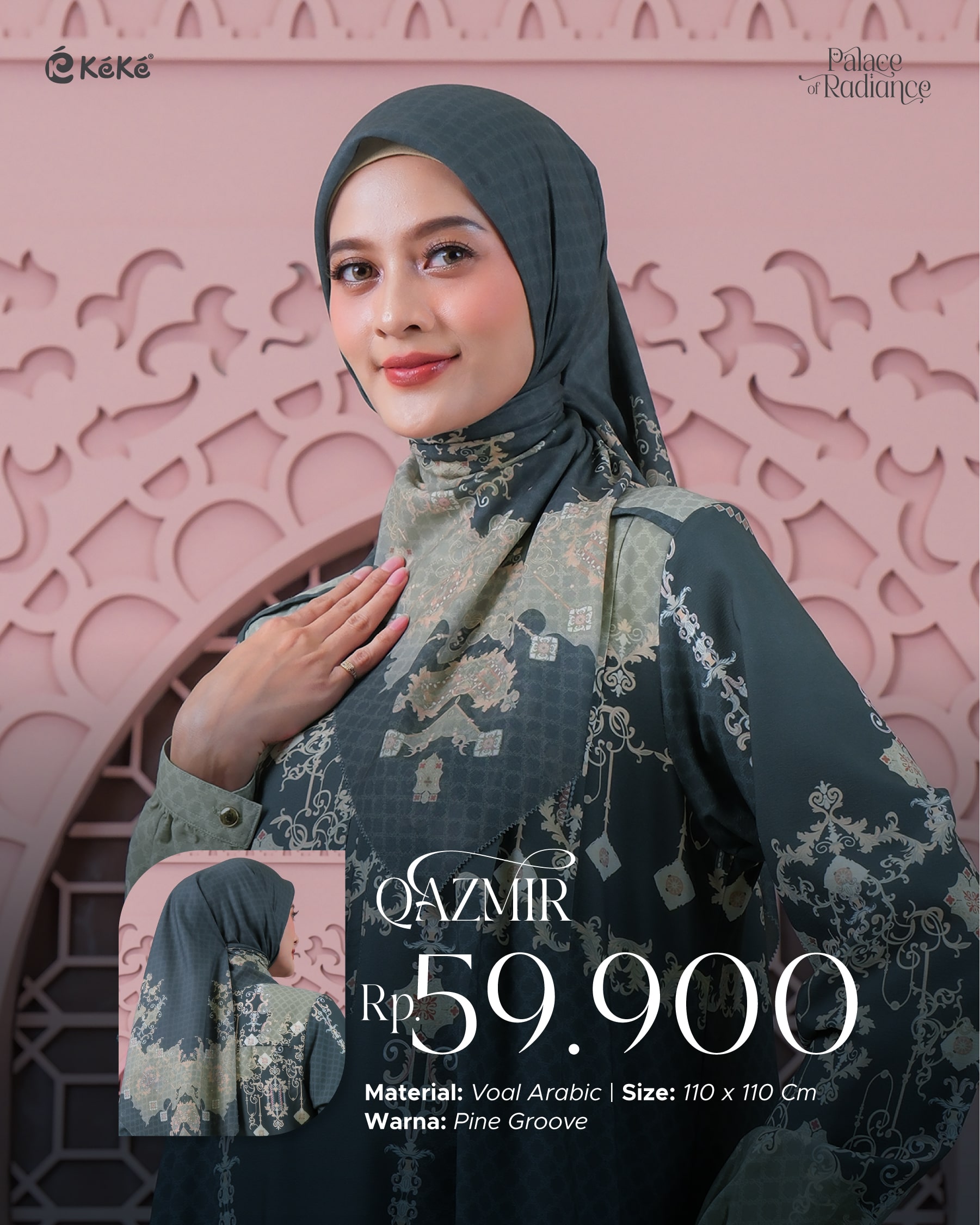 Jual Keke Busana | Baju Couple Ria Ricis Qazmir Series Sarimbit 2026 ...