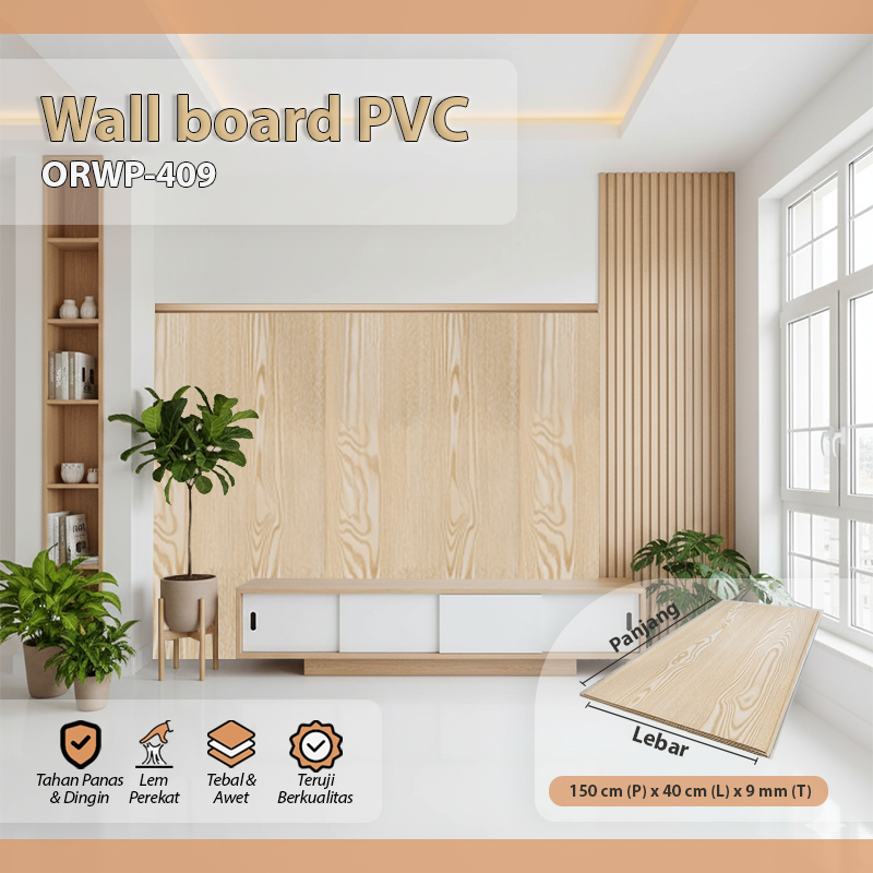 Jual Wallboard PVC Papan Panel Dinding Wallboard Wpc Wallpanel Dinding ...